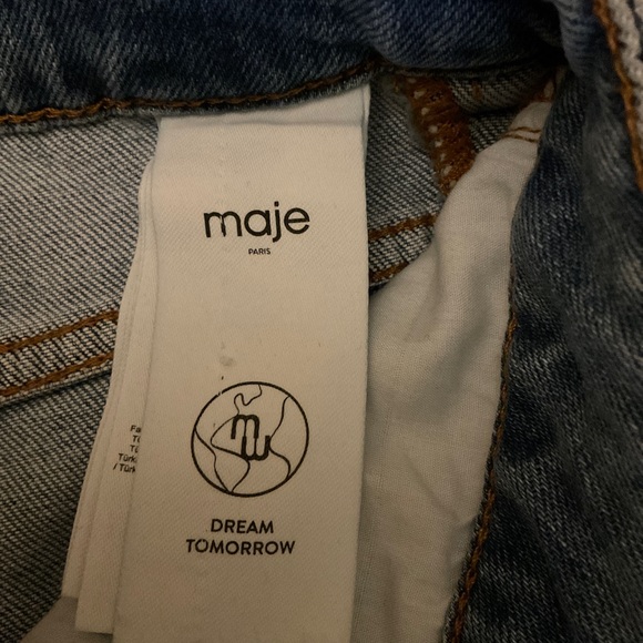 NWT Maje embroidered jeans - Picture 9 of 10